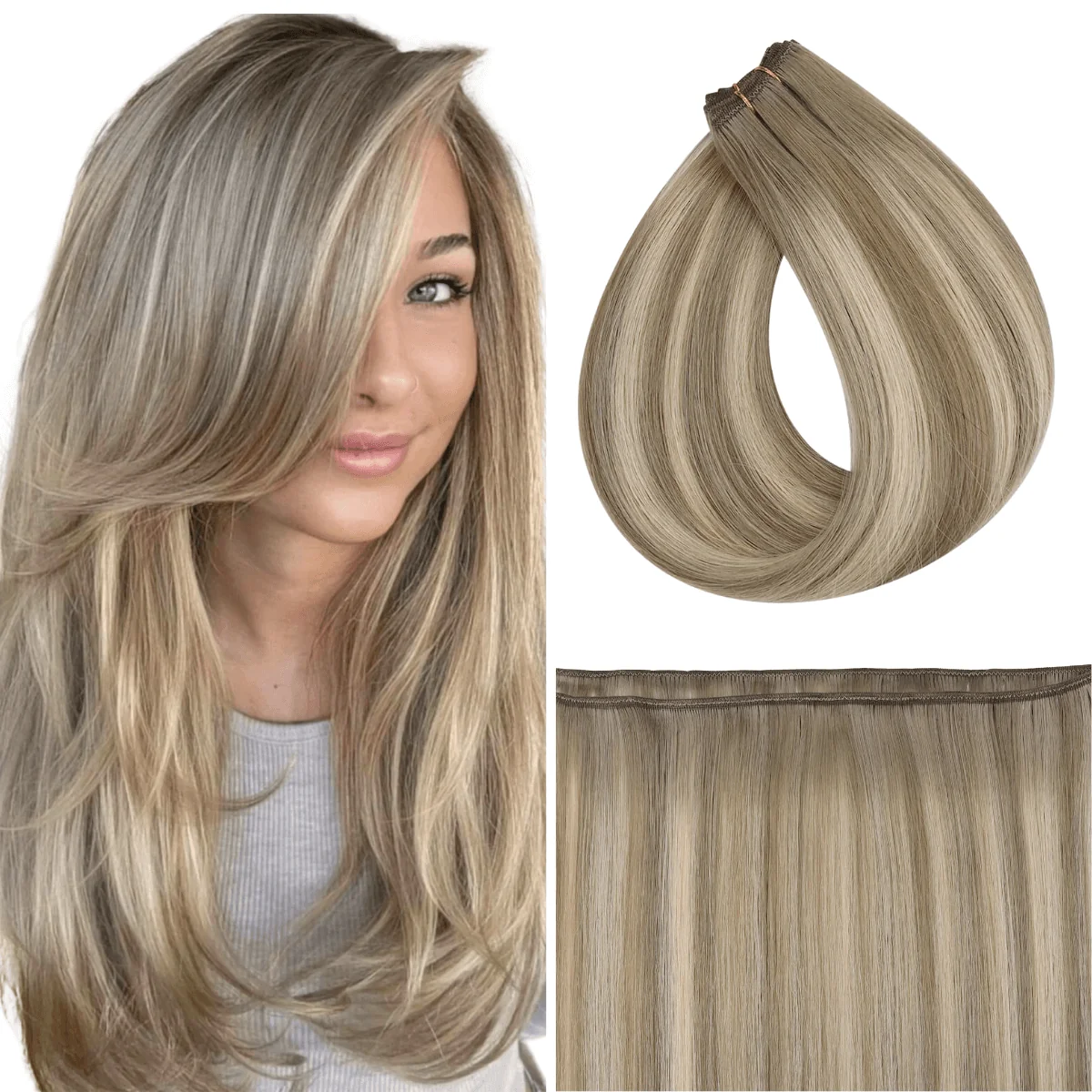Great Virgin Hair Weft Brazilian 100% Human Hair Sew In Bundles Balay…